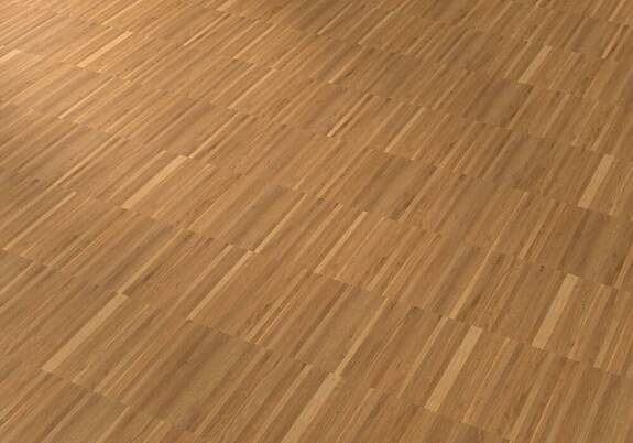 Parquet sur chant chêne rustic 10mm x 8mm x 16cm