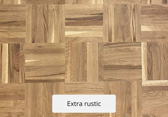 Motif damier extra rustic
