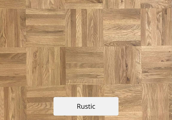 Motif damier rustic